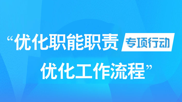 優(yōu)化職能職責(zé)、專(zhuān)項(xiàng)行動(dòng)、優(yōu)化工作流程